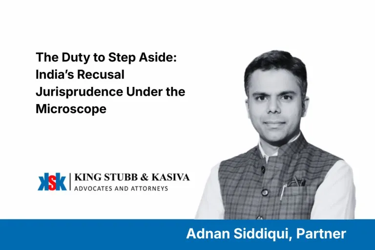 The Duty to Step Aside: India’s Recusal Jurisprudence Under the Microscope